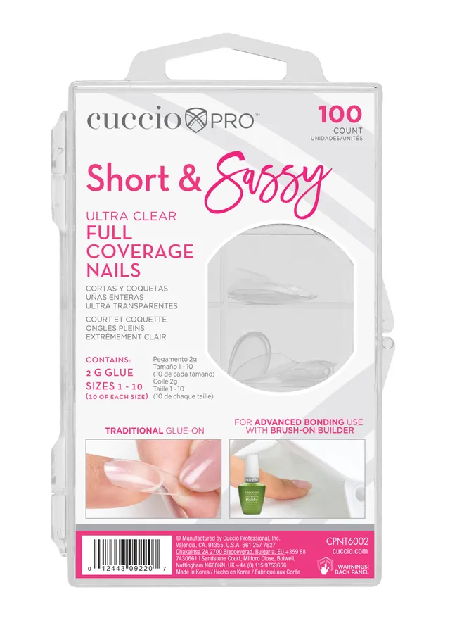 cuccio-pro-full-coverage-capsules-ongles-short-sassy-x100 image 1