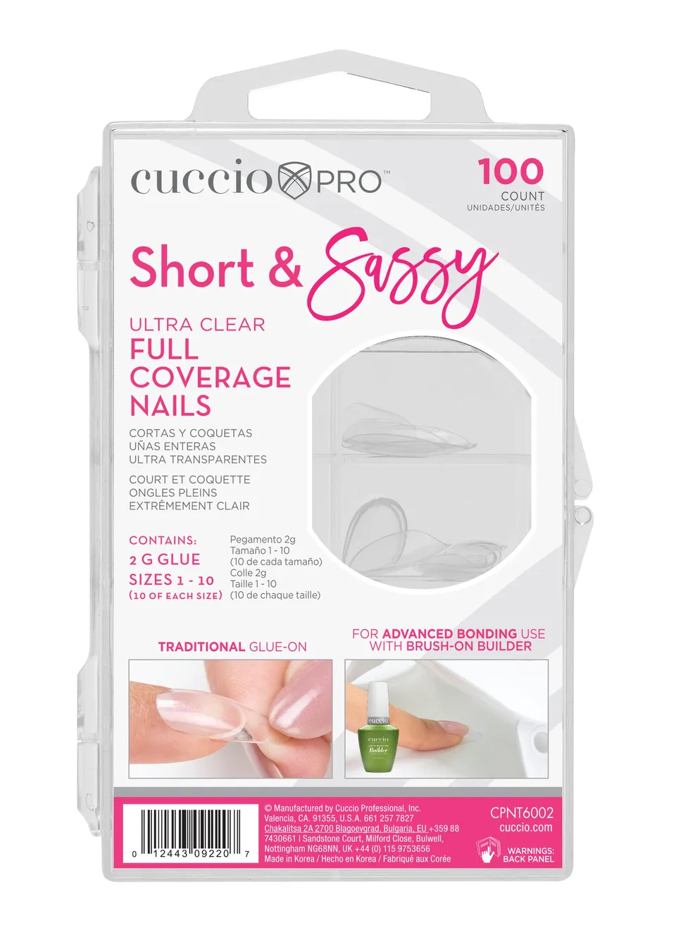 cuccio-pro-full-coverage-capsules-ongles-short-sassy-x100 image 1