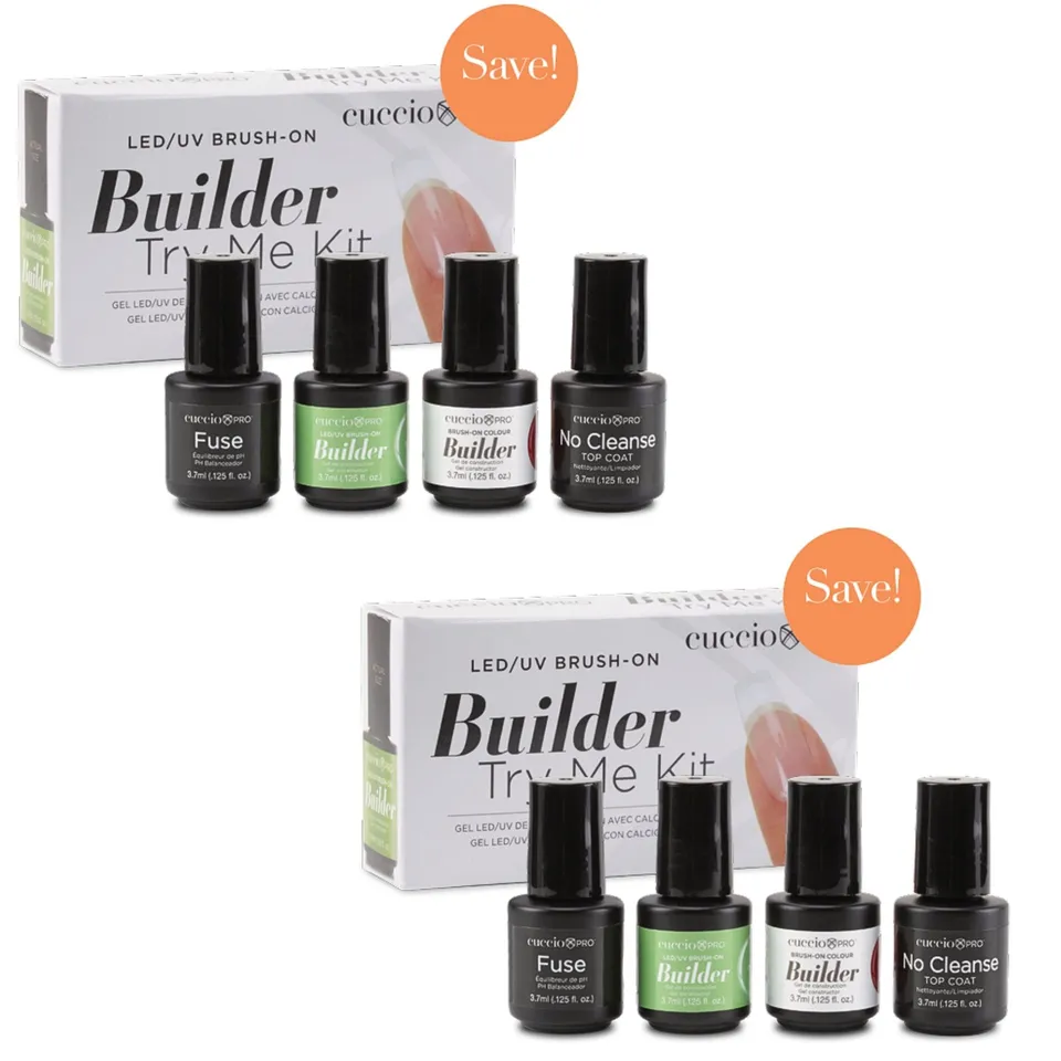 cuccio-pro-builder-try-me-kit-gel-led-uv-lot-de-2 image 1