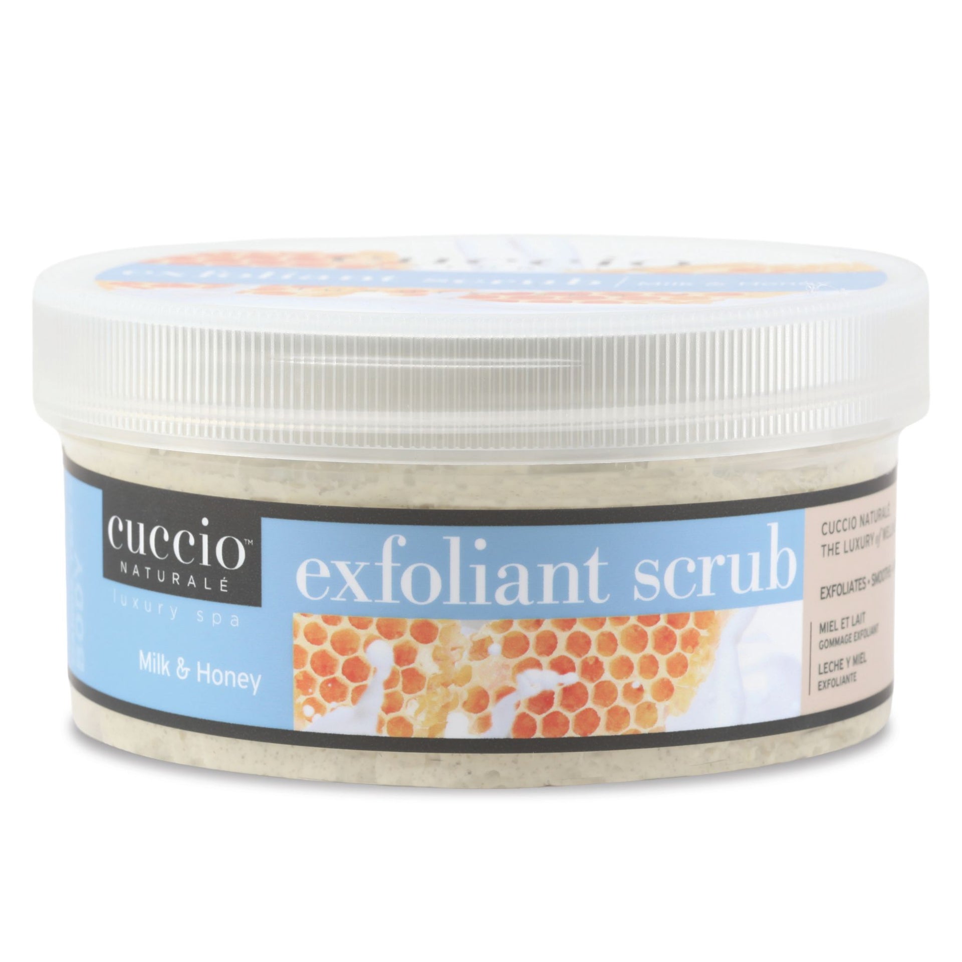 cuccio-naturale-smoothing-exfoliant-gommage-corps-lait-et-miel-16oz image 1