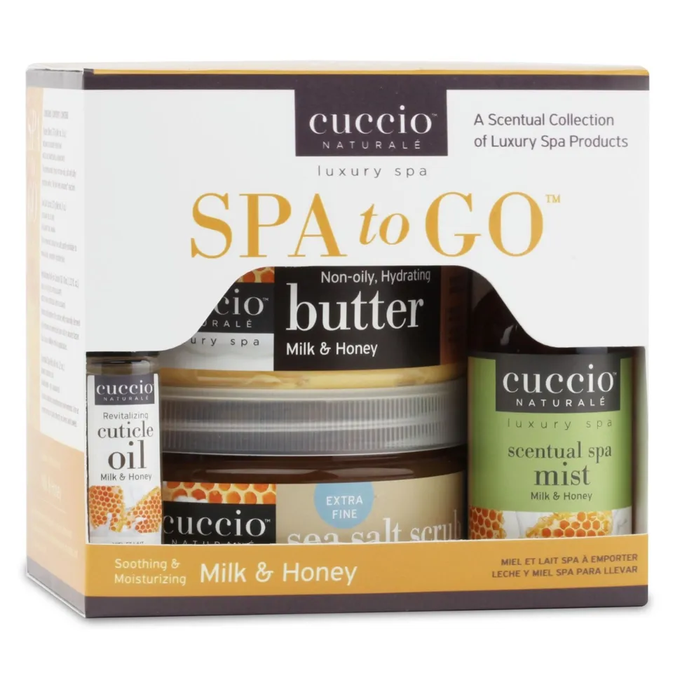 cuccio-naturale-milk-honey-kit-spa-4-pi-ces-lait-miel image 1