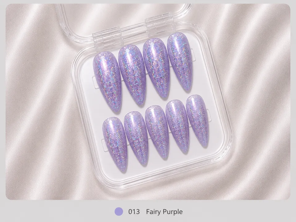 cnth-nails-press-on-nails-fairy-purple-faux-ongles-violets-10-pcs image 1