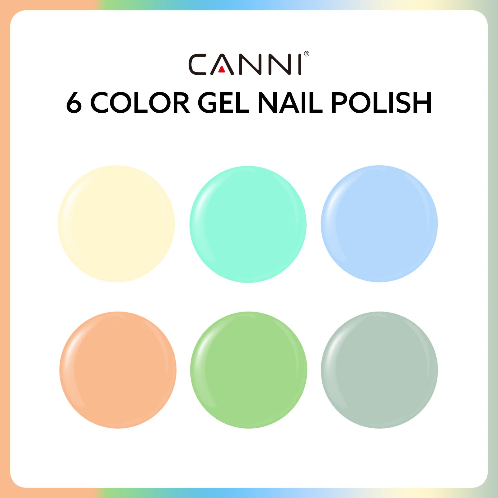 canni-2318-aqua-lagoon-delight-kit-vernis-semi-permanent-6x9ml-bleu image 2