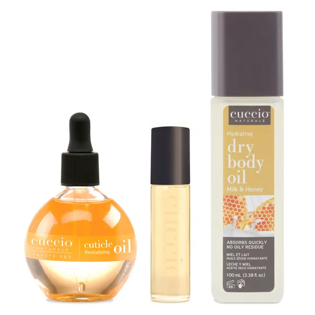 cuccio-naturale-milk-honey-bundle-huiles-lait-miel-3-pi-ces image 1