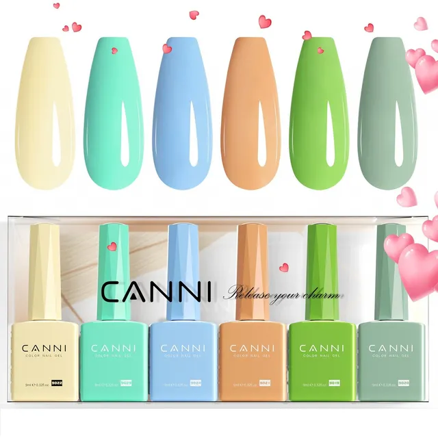 canni-2318-aqua-lagoon-delight-kit-vernis-semi-permanent-6x9ml-bleu image 1