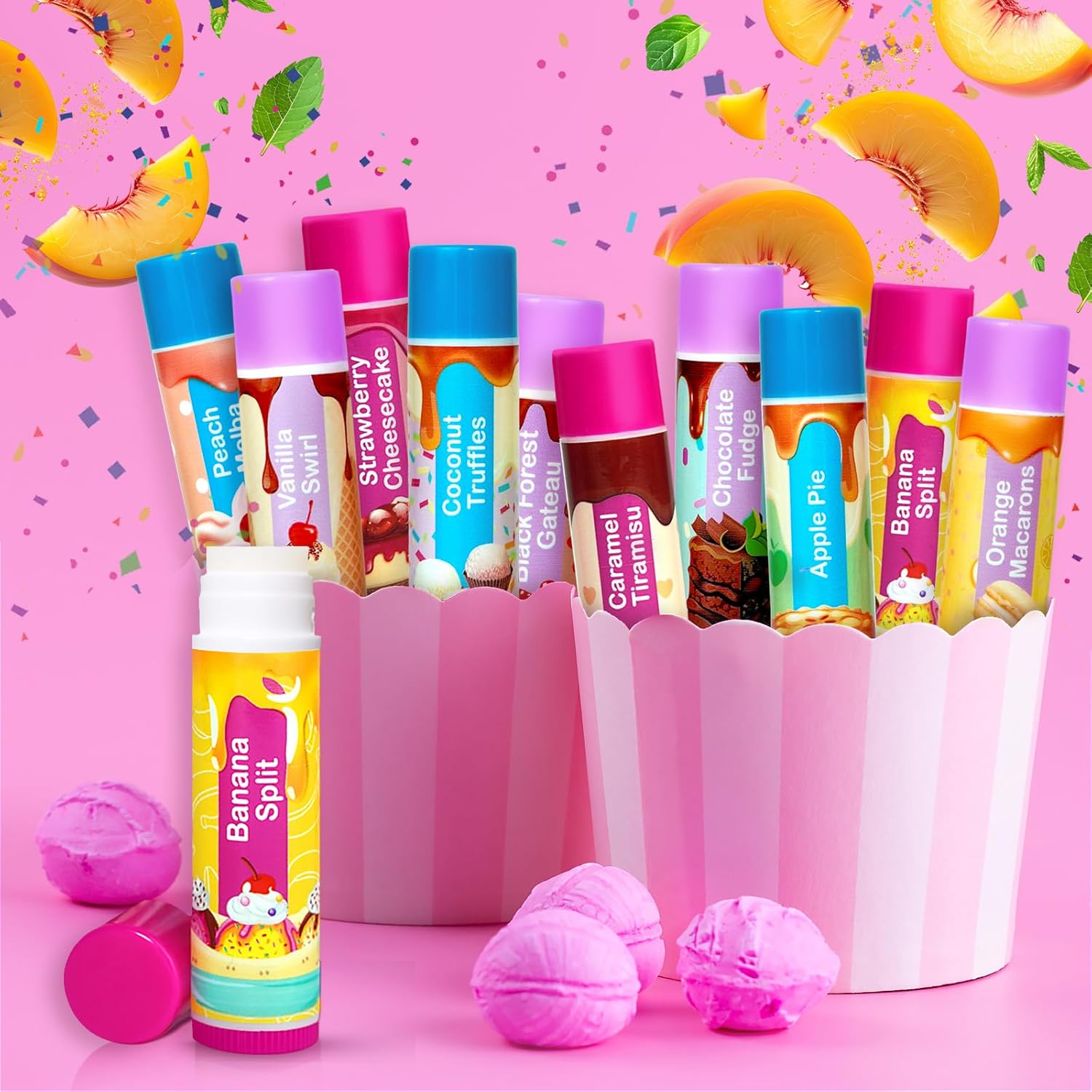 beauty4britain-sweet-treats-baume-l-vres-enfant-lot-12-parfum image 4