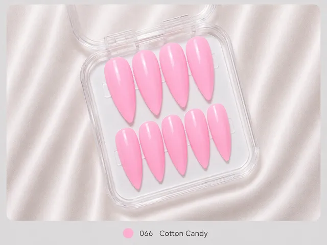 cnth-nails-press-on-nails-cotton-candy-faux-ongles-10-pcs image 1