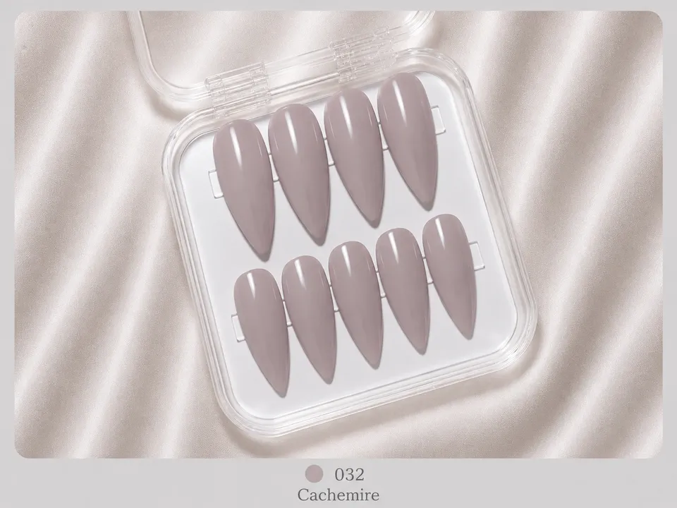 cnth-nails-press-on-nails-cachemire-faux-ongles-10-pcs-brillant image 1