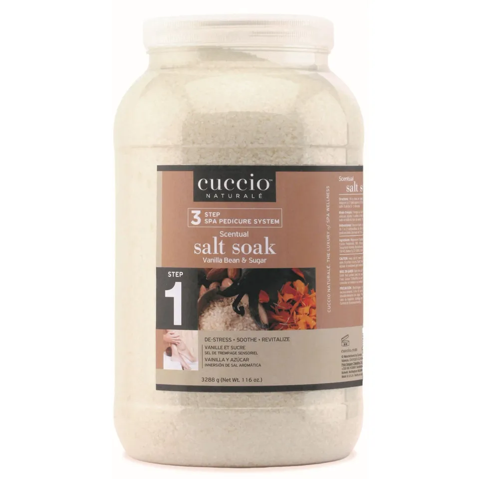 cuccio-naturale-vanilla-bean-sugar-sel-bain-3-29-kg-hydratant image 1