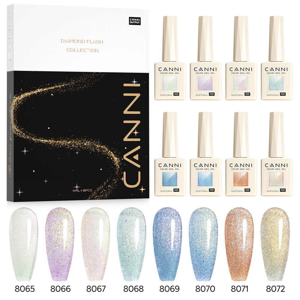 canni-aurora-coffret-vernis-semi-permanent-glitter-8-x-9-ml-gk image 4