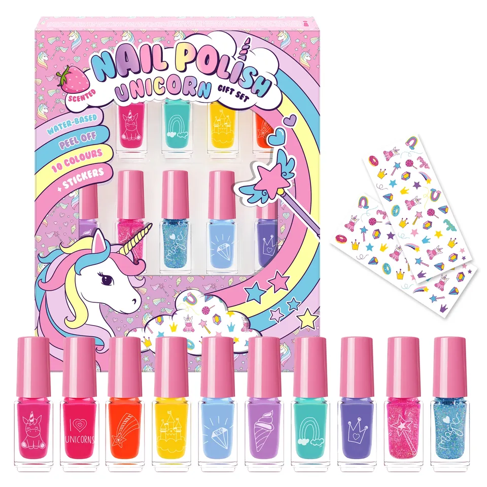 beauty4britain-kids-unicorn-set-10-vernis-ongles-enfant-pelable image 1