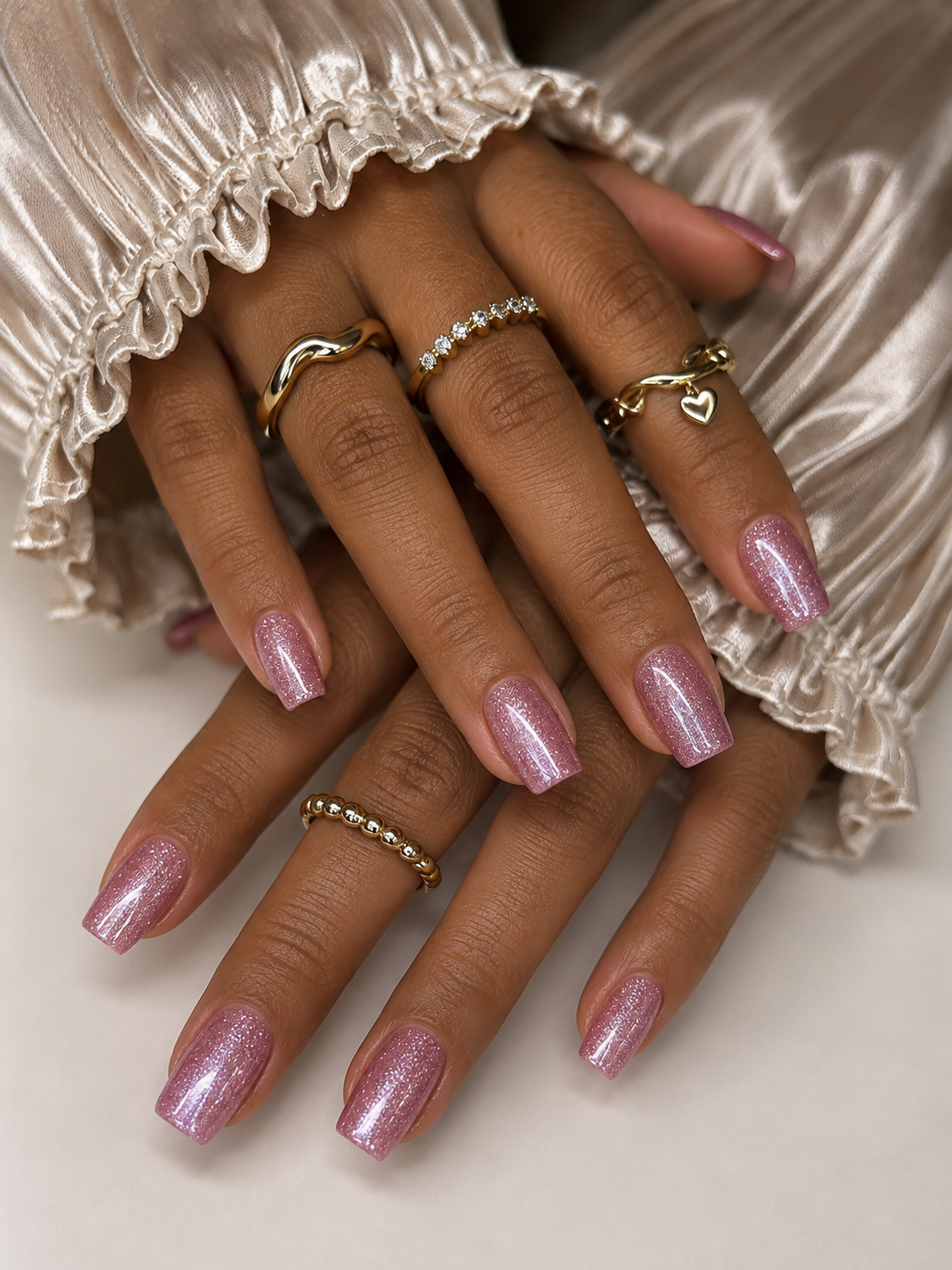 cnth-nails-press-on-nails-light-glitter-faux-ongles-10-capsules-gel image 2