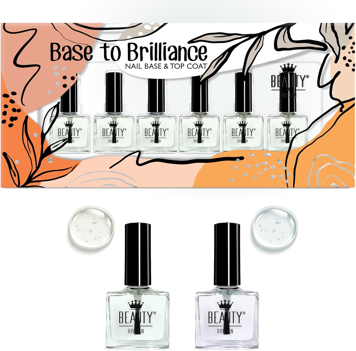 beauty4britain-base-to-brilliance-base-top-coat-6-pcs image 2