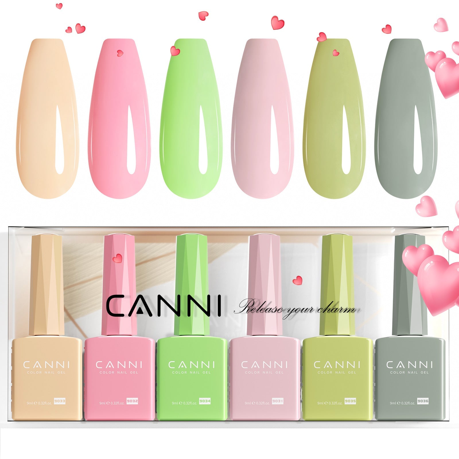 canni-cherry-blossom-kit-vernis-gel-6x9ml-2320-pastel image 1