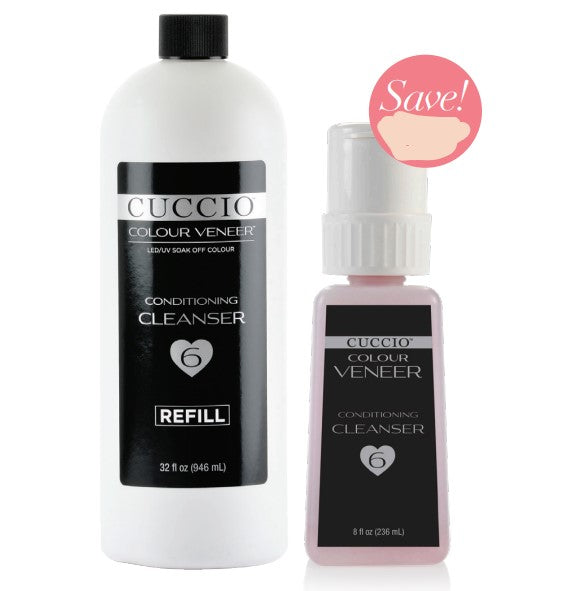 cuccio-veneer-nettoyant-conditioning-cleanser-32-oz-8-oz image 1