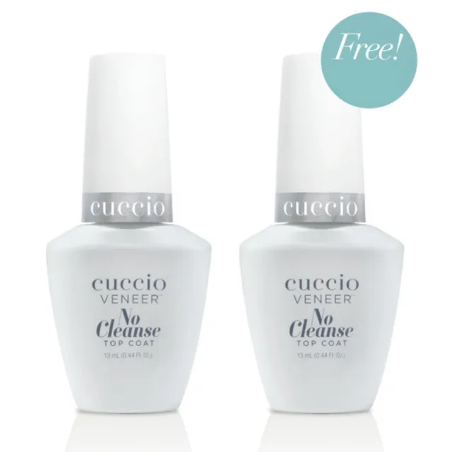 cuccio-colour-no-cleanse-top-coat-gel-2x13-ml image 1