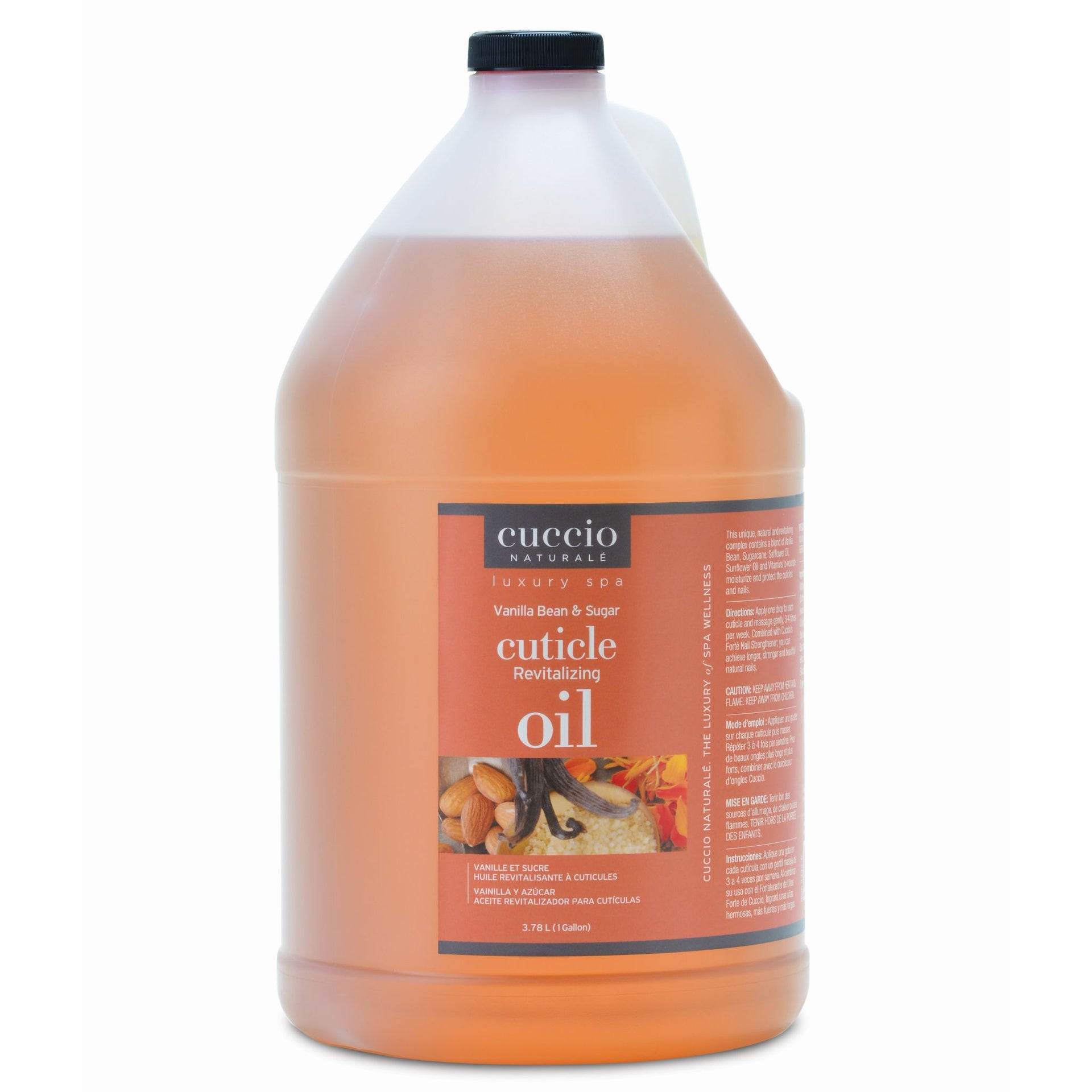 cuccio-naturale-vanilla-huile-cuticules-gallon-recharge-pro image 1